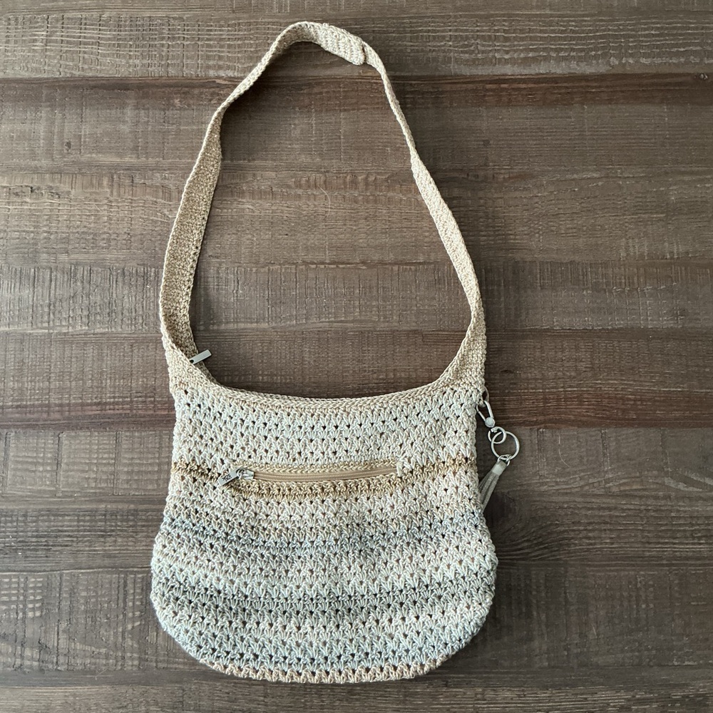 The Sak Rivera Crochet Crossbody Shoulder Bag